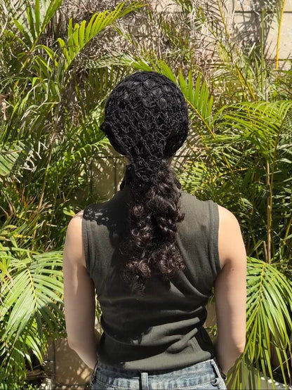 בנדנה קרושה שחורה - ממוחדש