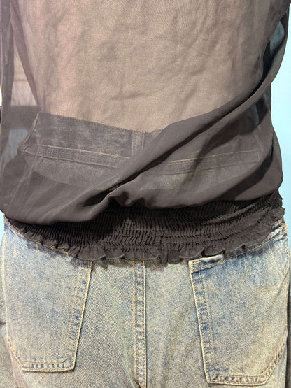חולצה שקופה מעניינת (S)