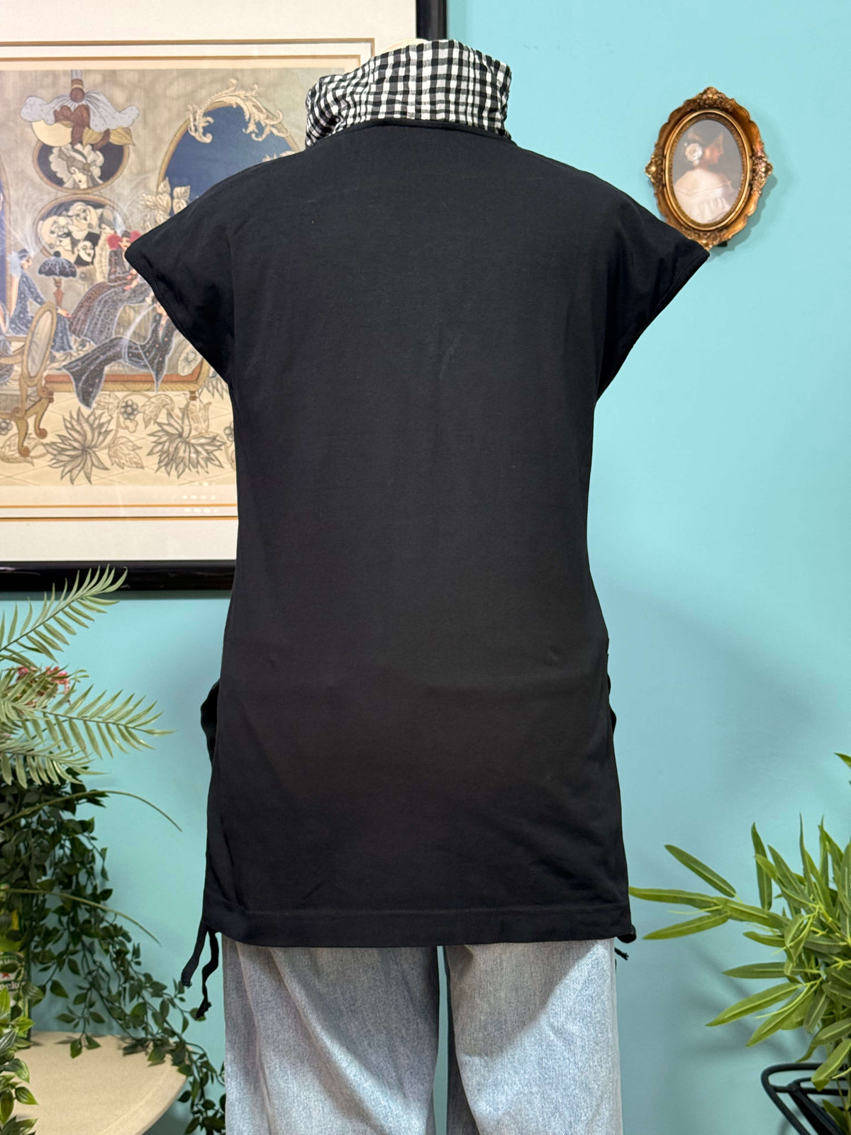 חולצה עם גולף רחב (M-L)
