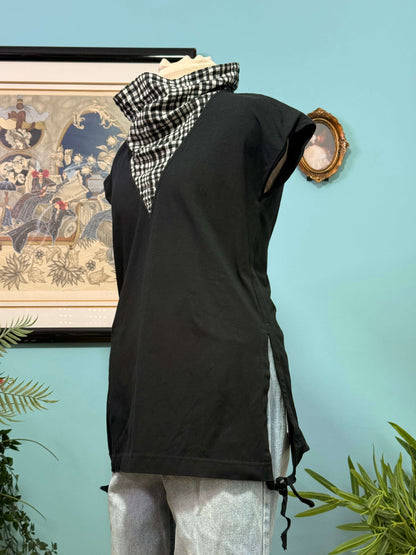 חולצה עם גולף רחב (M-L)