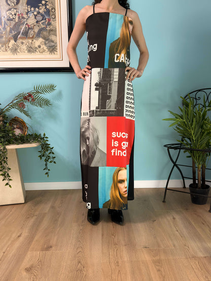 שמלה בפרינט מגניב (S)
