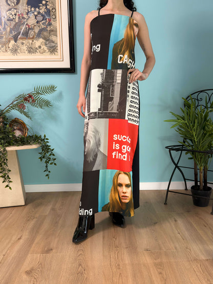 שמלה בפרינט מגניב (S)