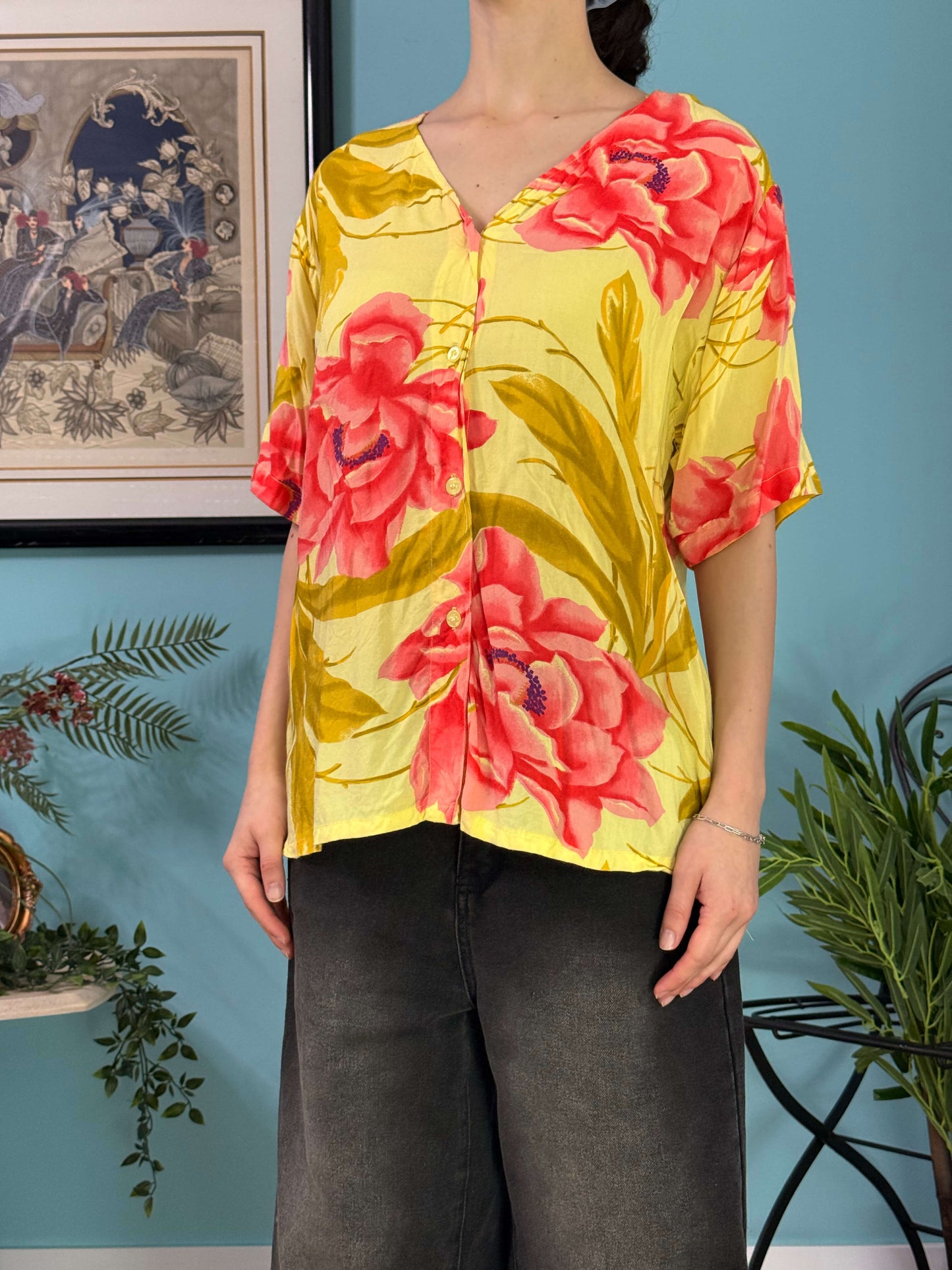 חולצה מכופתרת מקסימה (S-XL)