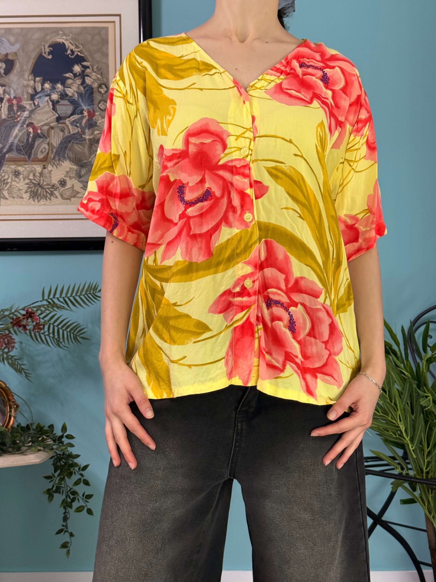 חולצה מכופתרת מקסימה (S-XL)